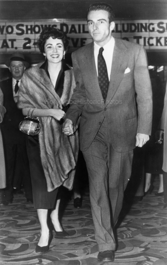Elizabeth Taylor 1951 5 Out on the town with Montgomery Clift wm.jpg